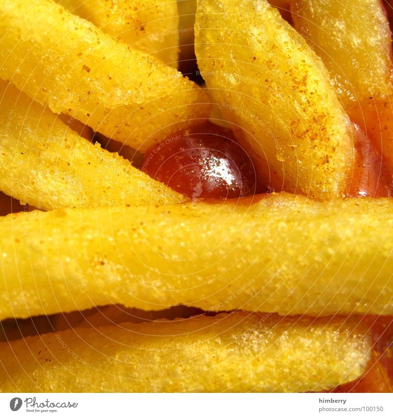 fritjes Farbfoto mehrfarbig Nahaufnahme Detailaufnahme Makroaufnahme Starke Tiefenschärfe Lebensmittel Gemüse Kräuter & Gewürze Pommes frites Ernährung Fastfood