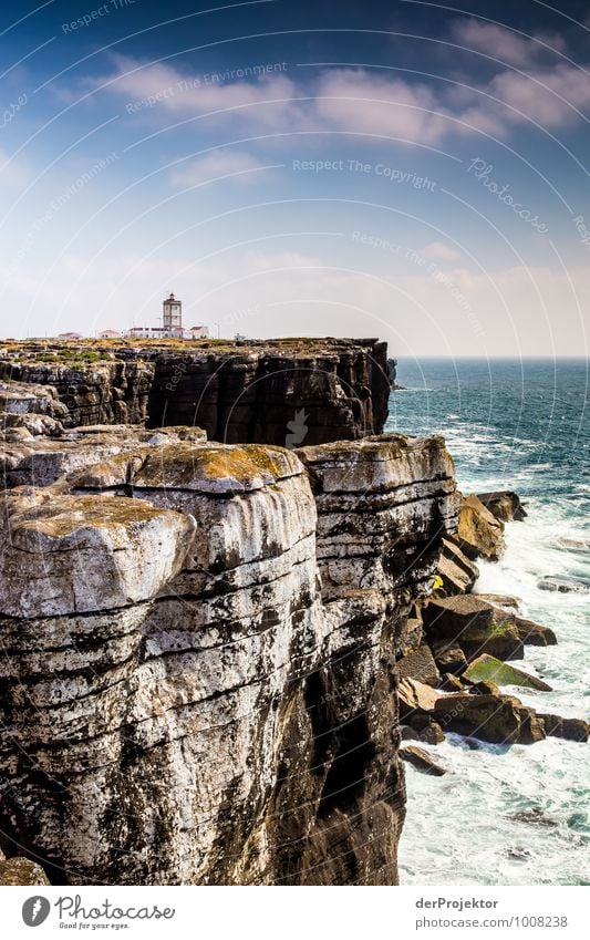 Viel Felsen mit kleinem Leuchtturm Ferien & Urlaub & Reisen Tourismus Ausflug Abenteuer Ferne Freiheit Sommerurlaub Umwelt Natur Landschaft Pflanze Tier