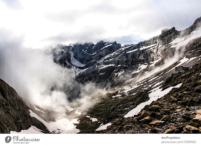 Unwetter zieht auf Ferien & Urlaub & Reisen Tourismus Abenteuer Ferne Freiheit Berge u. Gebirge wandern Umwelt Natur Landschaft Pflanze Urelemente