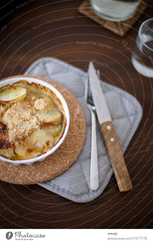 Gratin Kartoffeln Ernährung Mittagessen Vegetarische Ernährung Slowfood Geschirr lecker Appetit & Hunger Farbfoto Innenaufnahme Menschenleer Tag