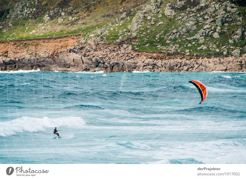 Kiten gegen die Urelemente Ferien & Urlaub & Reisen Tourismus Ausflug Abenteuer Ferne Freiheit Sport Wassersport Umwelt Natur Landschaft Pflanze Tier Frühling