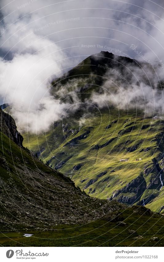 Licht- und Wolkenspiele am Berg Ferien & Urlaub & Reisen Tourismus Ausflug Abenteuer Ferne Freiheit Sommerurlaub Berge u. Gebirge wandern Umwelt Natur