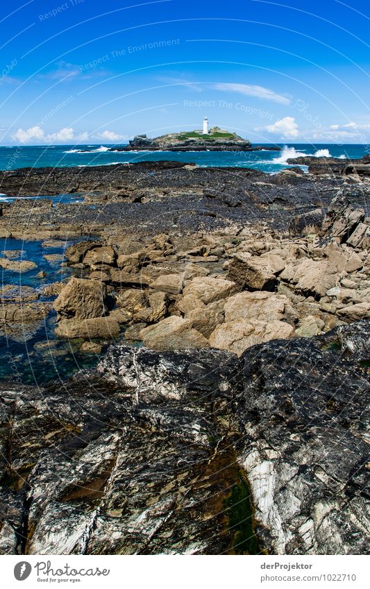 Granit und Leuchtturminsel Ferien & Urlaub & Reisen Tourismus Ausflug Ferne Freiheit Umwelt Natur Landschaft Pflanze Tier Urelemente Frühling Schönes Wetter