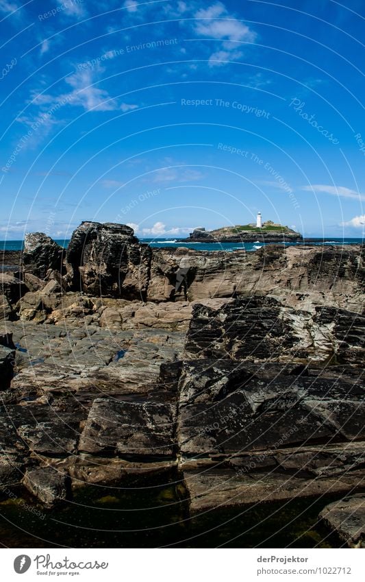 Granit und Leuchtturminsel Ferien & Urlaub & Reisen Tourismus Ferne Freiheit Umwelt Natur Landschaft Pflanze Tier Urelemente Frühling Schönes Wetter Hügel