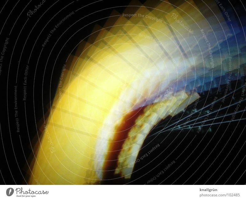 Yellow Flash gelb besuchen schwarz Farbe Bewegung Move Wusch!