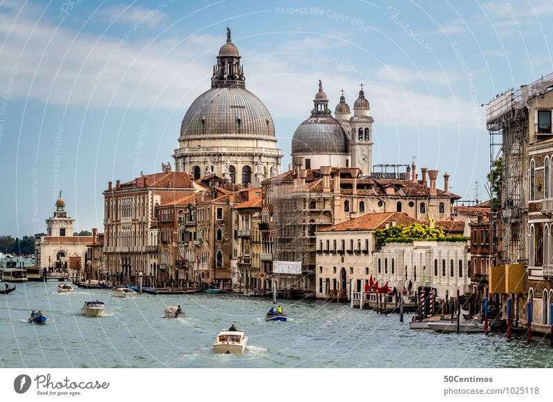 Kathedrale von Santa Maria della Salute Ferien & Urlaub & Reisen Tourismus Ausflug Sightseeing Städtereise Sommer Sommerurlaub Meer Mensch Himmel Schönes Wetter