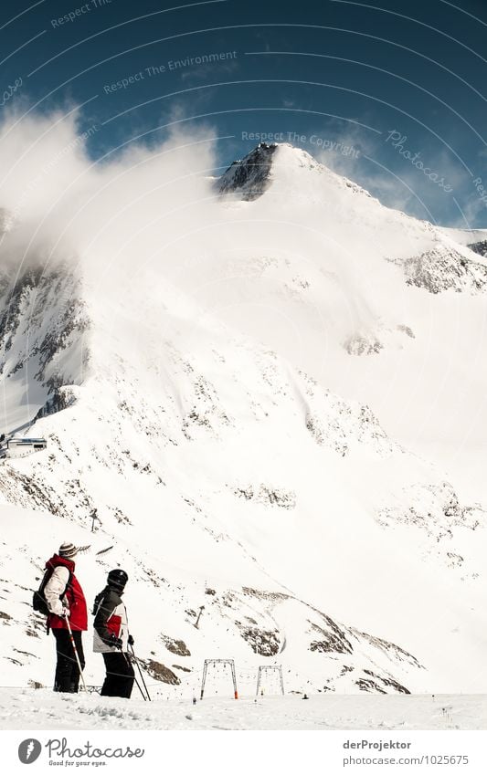 Panorama genießen Freizeit & Hobby Ferien & Urlaub & Reisen Tourismus Ausflug Abenteuer Ferne Winter Schnee Winterurlaub Berge u. Gebirge Skifahren Skipiste