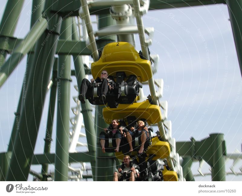 no limit Vergnügungspark Achterbahn Geschwindigkeit Elektrisches Gerät Technik & Technologie Mensch Heide Park