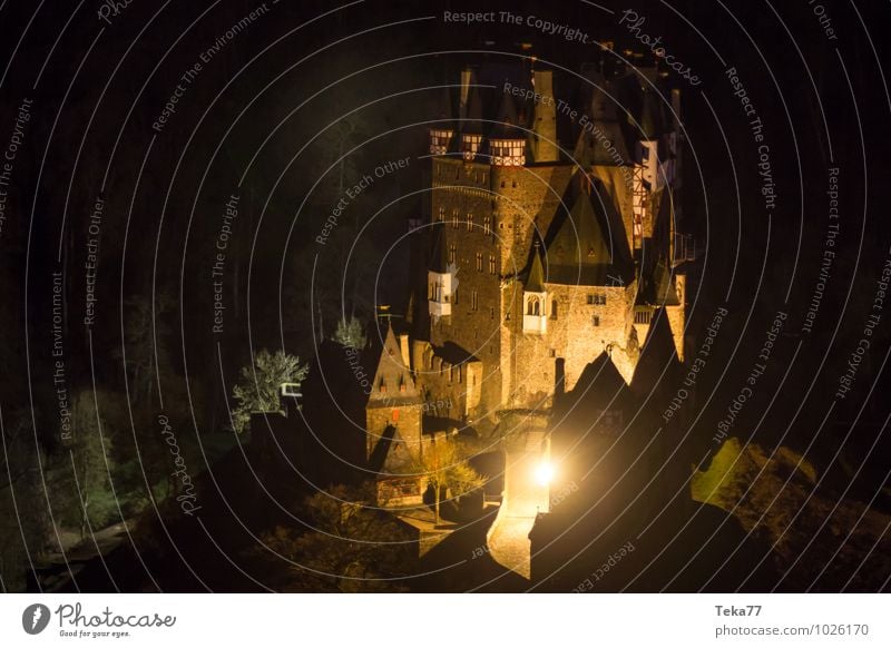 Burg Eltz II Winter Natur Bundesadler Palast Burg oder Schloss Ruine Bauwerk Gebäude Architektur Tower (Luftfahrt) Abenteuer Einsamkeit einzigartig Eifel