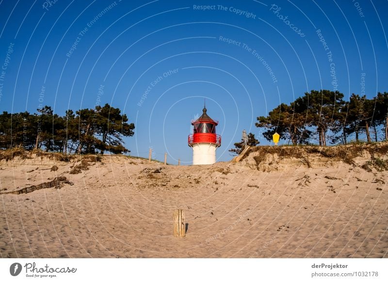 Klein, aber fein: Leuchtturm auf Hiddensee Ferien & Urlaub & Reisen Tourismus Ausflug Abenteuer Ferne Freiheit Meer Insel Wellen Umwelt Natur Landschaft Pflanze