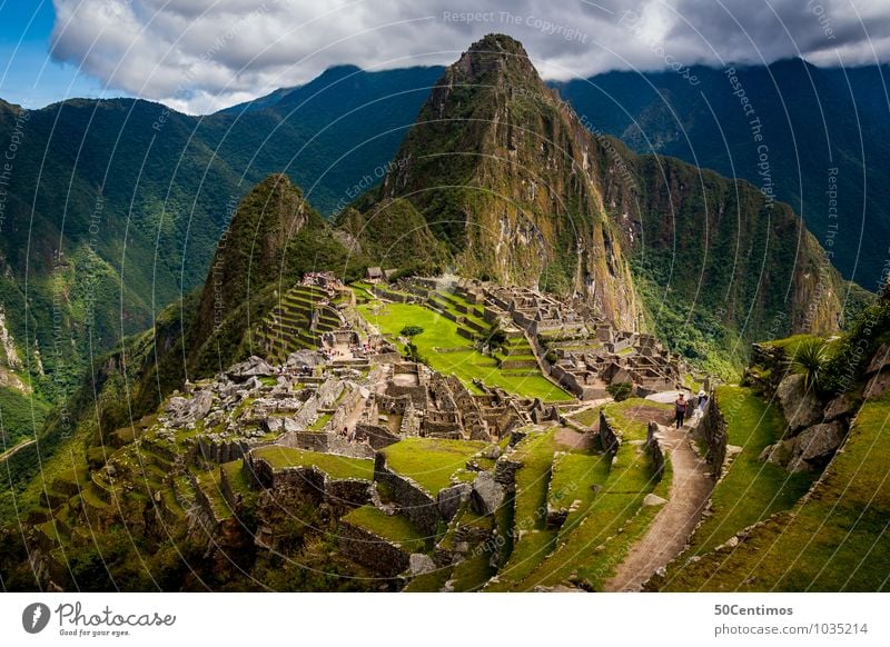 the energy Machu Picchu, Cusco Peru Ferien & Urlaub & Reisen Tourismus Abenteuer Ferne Freiheit Städtereise Landschaft Sonnenlicht Klima Pflanze Garten Park