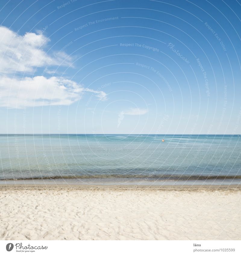 elementar l meer als genug Strand Sand Freiheit Ostsee Himmel