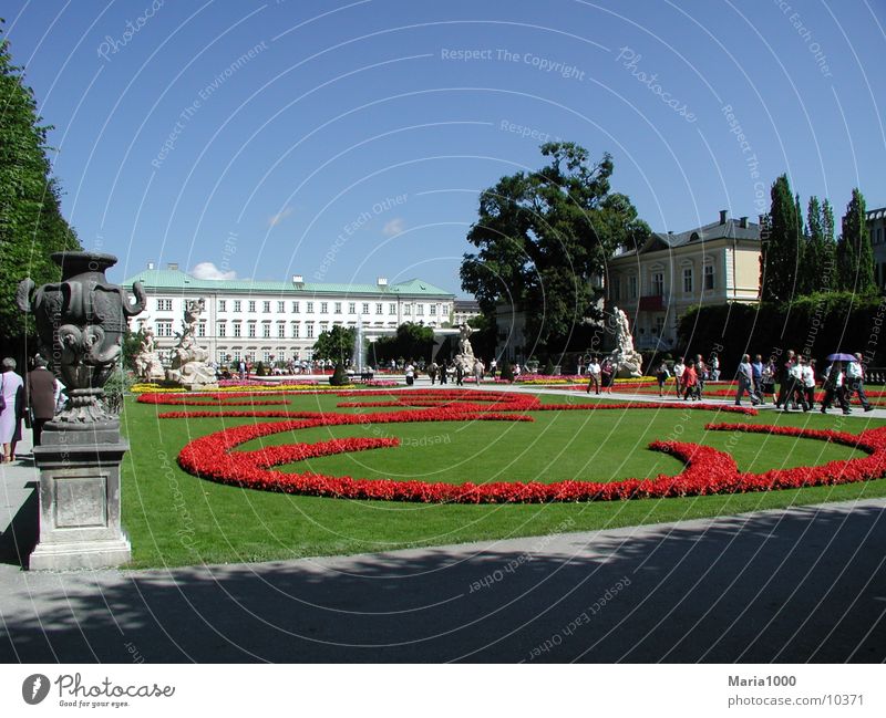 Mirabellgarten 1 Salzburg Architektur Landschaft