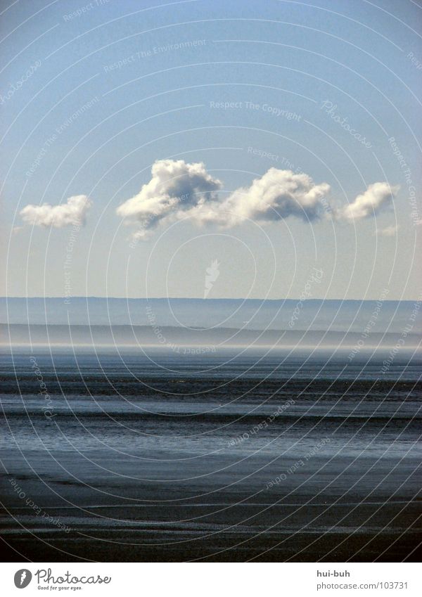 Grenzenlos.. Wolken Meer Streifen Physik heiß tauchen Küste Ausland See Ferien & Urlaub & Reisen Himmel Wasser Freiheit Natur blau blue fantastisch Wärme