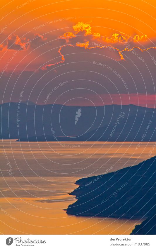 Noch ein Sonnenuntergang zum Sonntag Ferien & Urlaub & Reisen Tourismus Ausflug Abenteuer Ferne Freiheit Sommerurlaub Berge u. Gebirge Umwelt Natur Landschaft