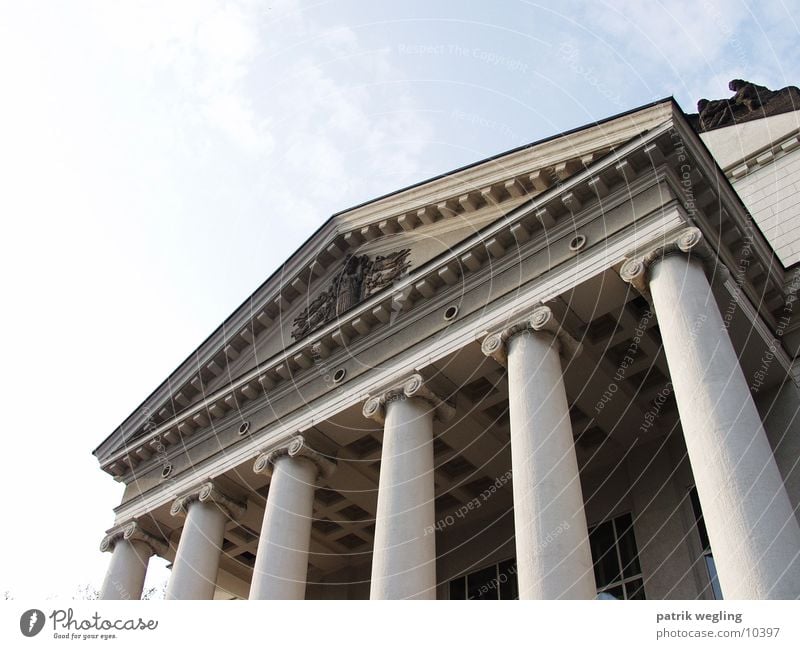 theatersäulen Eingang Architektur Säule Theater