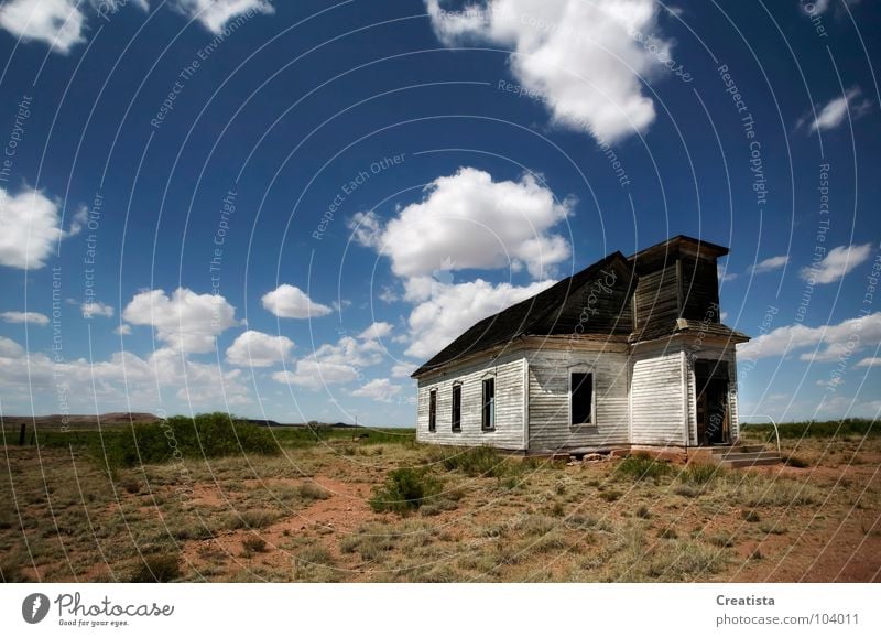 Abandoned Rural Church Kumulus Himmel Holzmehl Länder Religion & Glaube Gotteshäuser fluffy sky church building rural country God Christianity vacant imposing