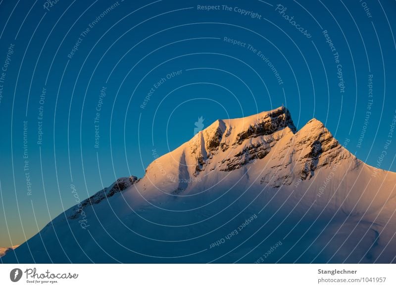 Morgenstund Umwelt Natur Landschaft Himmel Wolkenloser Himmel Sonnenaufgang Sonnenuntergang Sonnenlicht Winter Schönes Wetter Eis Frost Schnee Felsen