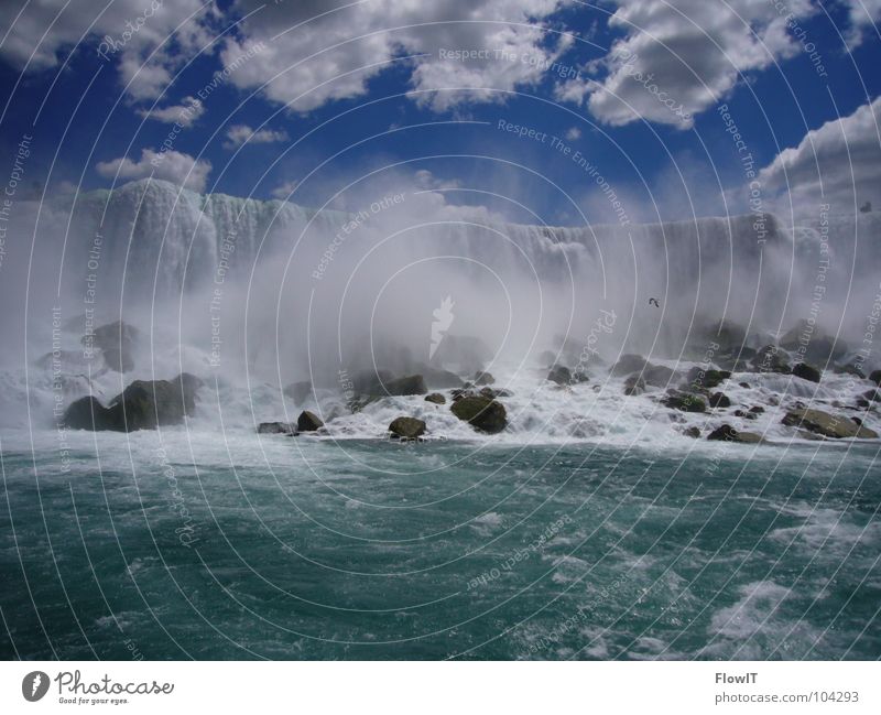 Niagara Falls(US) Gischt Wasser Niagara Fälle Wasserfall Fluss Maid of the Mist Buffalo