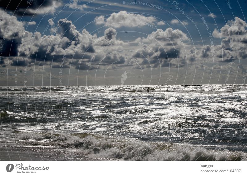 Tag am Meer Ferien & Urlaub & Reisen Niederlande Haarlem Wellen Himmel August Nordsee Parnassia Wind