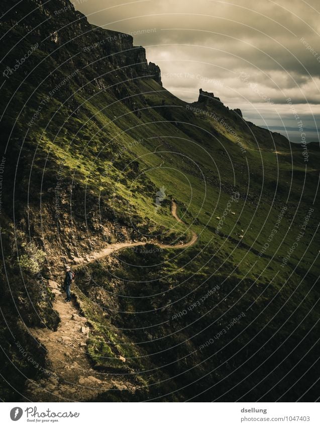 the serpent. Ferien & Urlaub & Reisen Abenteuer Ferne Freiheit Berge u. Gebirge wandern Landschaft Himmel Wolken Frühling Sommer Herbst Wetter Wiese Feld Hügel