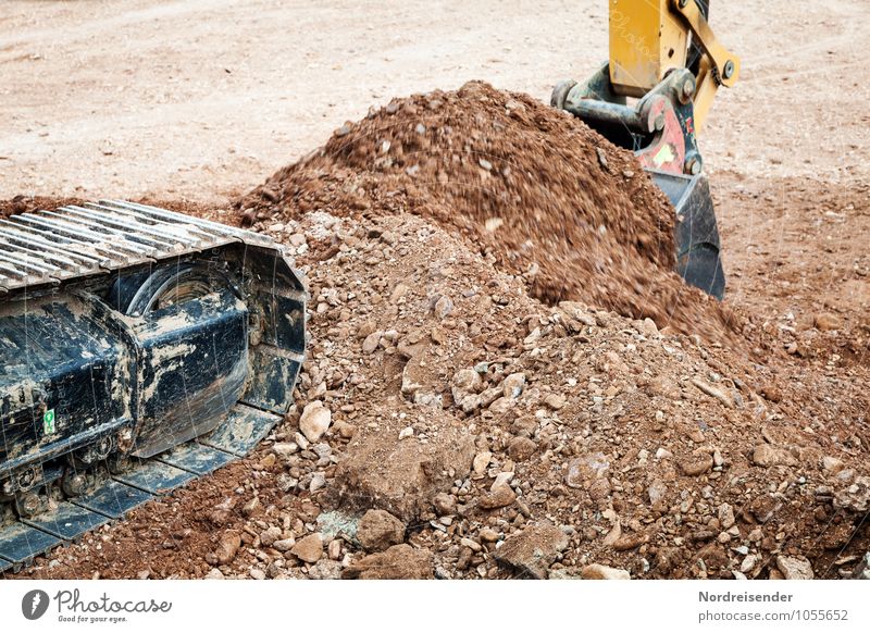 Spielplatz Arbeit & Erwerbstätigkeit Beruf Arbeitsplatz Baustelle Wirtschaft Güterverkehr & Logistik Werkzeug Maschine Baumaschine Technik & Technologie Erde