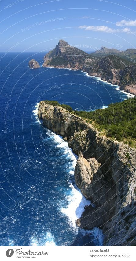 Cap Formentor Mallorca Meer Klippe Brandung Küste Strand Insel