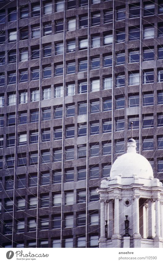 Londoner Gegensätze Gegenteil Gebäude Architektur