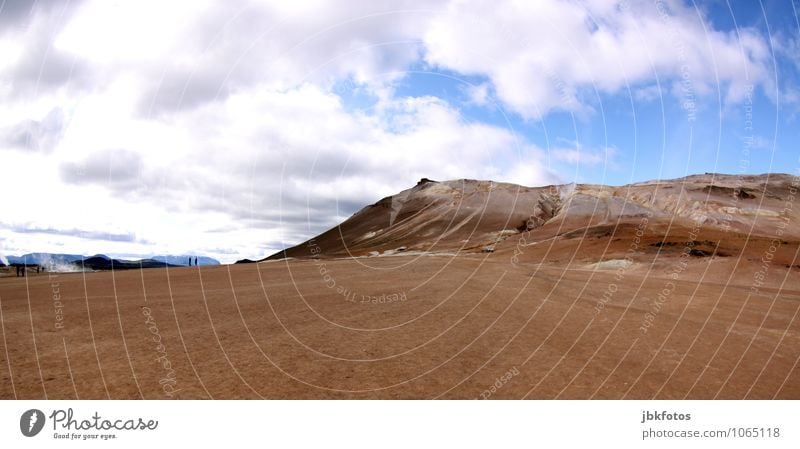 ISLAND / Námafjall [7] Umwelt Natur Landschaft Pflanze Tier Urelemente Erde Sand Feuer Luft Wasser Himmel Klima Wärme Dürre Hügel Berge u. Gebirge heiß