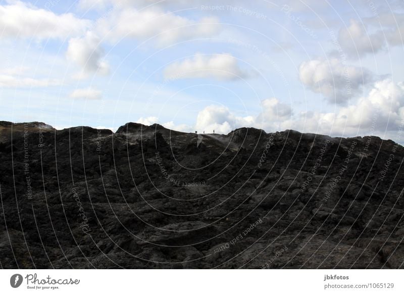 Neulich, kurz mal auf dem Mond gewesen / 170 Mensch 3 Umwelt Natur Landschaft Urelemente Erde Sand Feuer Wärme Berge u. Gebirge Vulkan Schlucht heiß Kraterrand