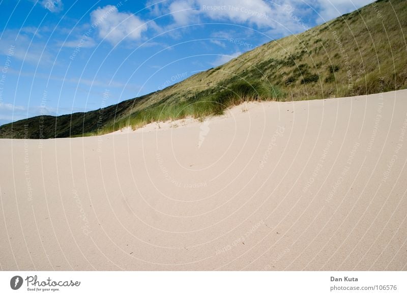 Ungerecht geteilt! Wolken Lamm mehrere Einigkeit traumhaft Meer Niederlande Zeeland offen kalt Brise weich beweglich Horizont flach Lineal Geometrie horizontal