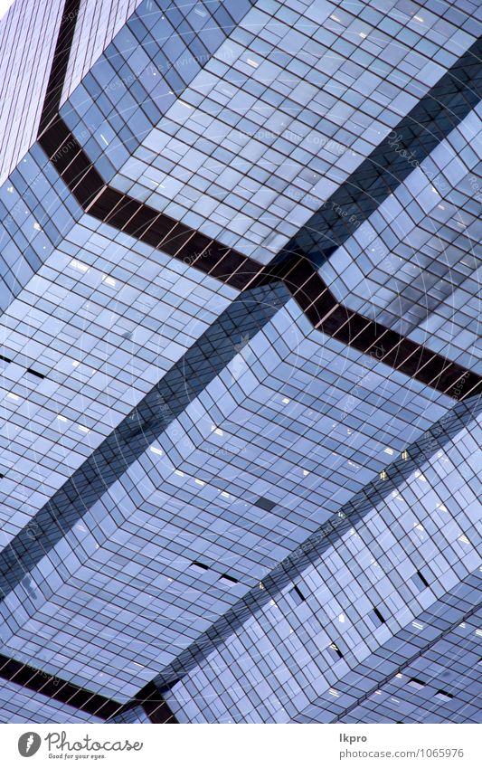 des Zentrums bangkok thailand Büro Kunst Himmel Wolken Schönes Wetter Dorf Hauptstadt bevölkert Haus Hochhaus Palast Mauer Wand Fassade Balkon Terrasse Beton