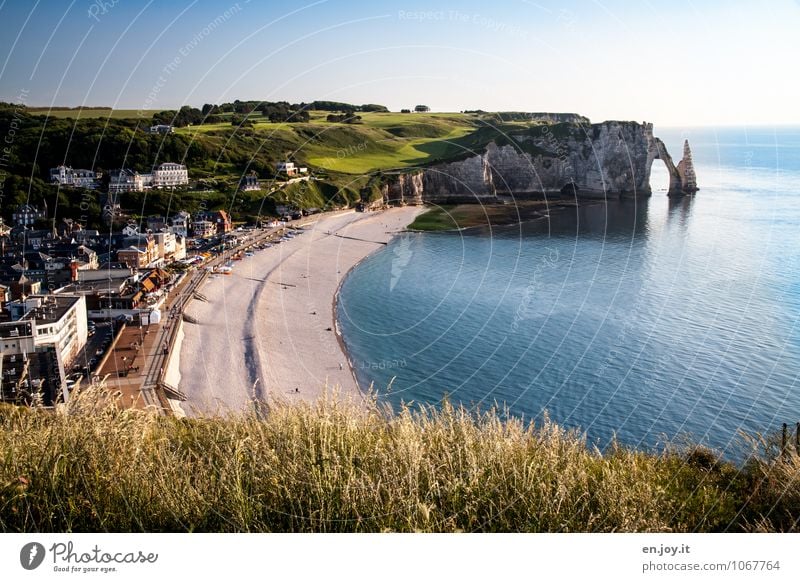 Golf spielen müsste man können Ferien & Urlaub & Reisen Tourismus Ausflug Ferne Sommer Sommerurlaub Strand Meer Golfplatz Natur Landschaft Wolkenloser Himmel