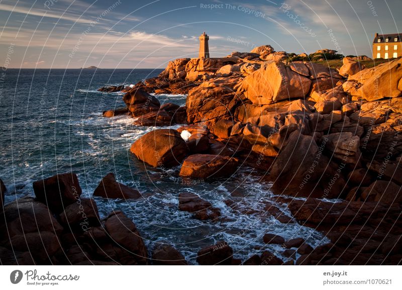 schönes Wetter Ferien & Urlaub & Reisen Tourismus Ausflug Abenteuer Ferne Sommerurlaub Meer Natur Landschaft Himmel Horizont Sonnenaufgang Sonnenuntergang