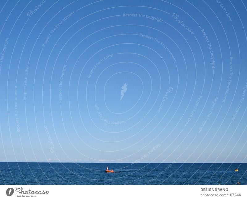 Die Ruhe vor dem Sturm Meer ruhig Ferien & Urlaub & Reisen See Wasserfahrzeug Horizont Verlauf Wellen schön Himmel himmlisch Erholung Strand Atlantik Sommer