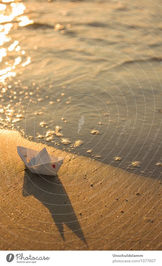 Romantisches für Freitag Lifestyle Stil Ferien & Urlaub & Reisen Tourismus Feste & Feiern Valentinstag Hochzeit Sommer Küste Strand Meer Bootsfahrt Papier