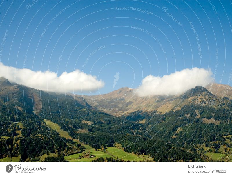 berg und tal Österreich Ferien & Urlaub & Reisen Wolken Herbst Oktober wandern Luft Sauberkeit Alm Salzburg gasteinertal Bad Hofgastein Berge u. Gebirge Himmel