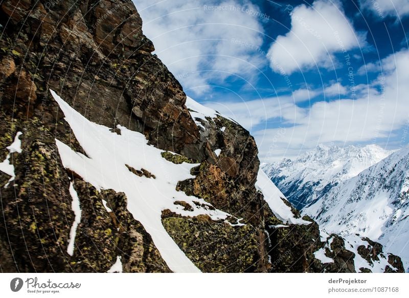 Bischen Schnee ist noch da Ferien & Urlaub & Reisen Tourismus Ausflug Abenteuer Ferne Freiheit Winterurlaub Berge u. Gebirge wandern Snowboard Umwelt Natur