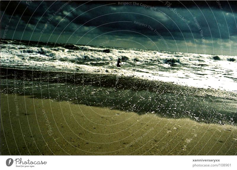 Night Ocean North Carolina Sommer ocean clouds night dark water swimming reflection