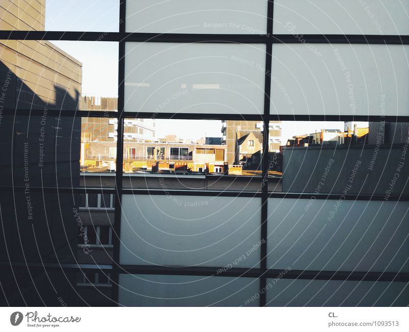 fomu Museum Schönes Wetter Antwerpen Belgien Europa Stadt Haus Gebäude Architektur Mauer Wand Fassade Fenster Fensterblick Farbfoto Innenaufnahme Menschenleer