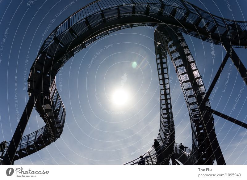 Fußgängerachterbahn Karriere Kunst Kunstwerk Skulptur Architektur Bauwerk Treppe Sehenswürdigkeit Wahrzeichen Tiger and Turtle Stahl bauen außergewöhnlich