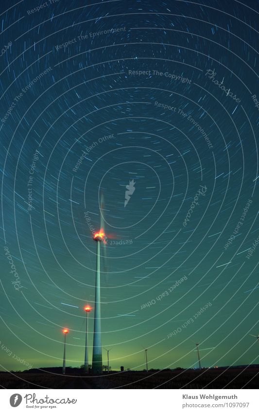 Variationen 1 Technik & Technologie Wissenschaften Fortschritt Zukunft Energiewirtschaft Erneuerbare Energie Windkraftanlage Umwelt Landschaft Himmel