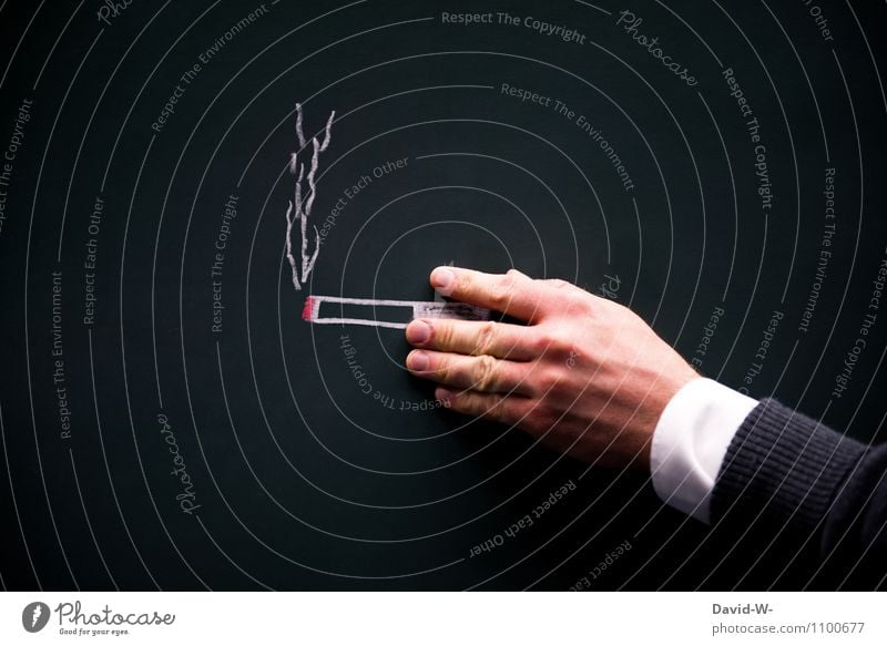 Kippe Stil Gesundheit Krankheit Rauchen Rauschmittel Nachtleben Restaurant Club Disco Bar Cocktailbar Mensch maskulin Leben Hand Sucht Abhängigkeit Zigarette