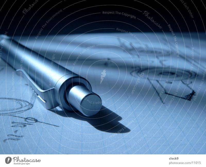 Kugelschreiber Licht Gemälde Schreibtisch Zeichnung