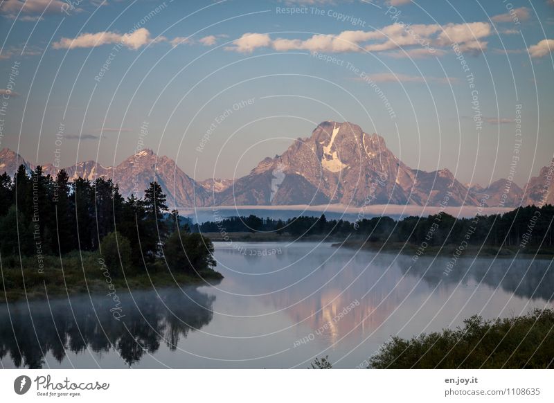 Morgenstund Ferien & Urlaub & Reisen Tourismus Abenteuer Freiheit Sommer Sommerurlaub Berge u. Gebirge Natur Landschaft Himmel Wolken Sonnenaufgang