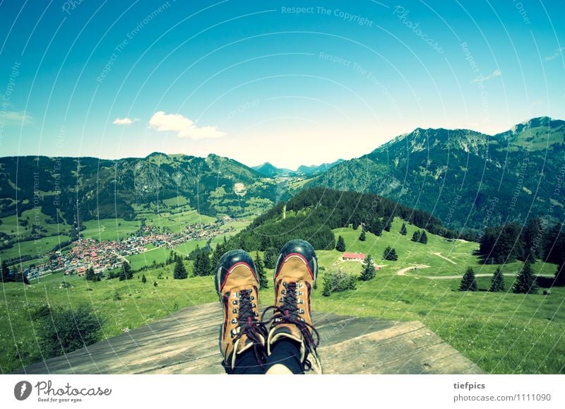 Wandern im Allgäu wandern Natur Alpen Wanderschuhe Ferien & Urlaub & Reisen Hindelang Landkreis Oberallgäu Bergwanderung oberjoch bad hindelang hinterstein