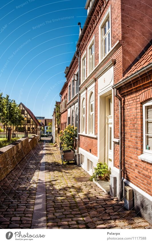 Straßenhäuser Lifestyle schön Ferien & Urlaub & Reisen Tourismus Sommer Wohnung Haus Blume Dorf Kleinstadt Stadt Platz Gebäude Architektur Fassade Terrasse