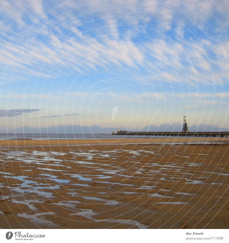 nach der flut 02 Wattenmeer Sturm Strand Meer Hochwasser Wilhelmshaven Küste Himmel Nordsee blau sturmflut geniusstrand Wind Sand Überschwemmung