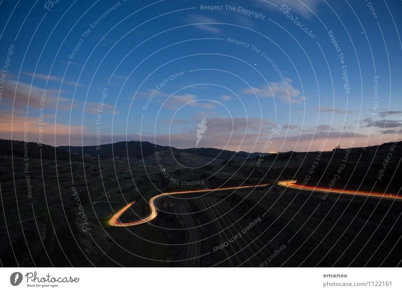 Kaiserstuhlschleife Ferien & Urlaub & Reisen Tourismus Ausflug Ferne Freiheit Berge u. Gebirge Natur Landschaft Himmel Wolken Nachthimmel Stern Hügel Verkehr