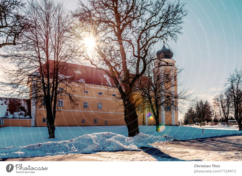 Stift / Winter Wohlgefühl Zufriedenheit Sinnesorgane Erholung ruhig Meditation Ferien & Urlaub & Reisen Tourismus Ausflug Winterurlaub Natur Himmel